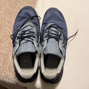 On Running Men's Navy and Light Blue Athletic Shoes